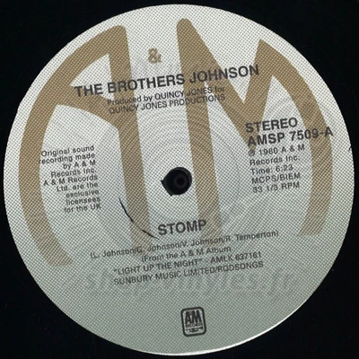 Brothers Johnson-Stomp! / Let's Swing