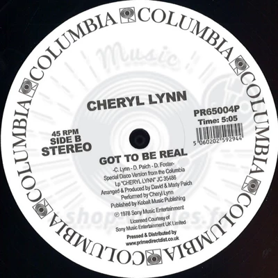 Cheryl Lynn-You Saved My Day / Got to Be Real