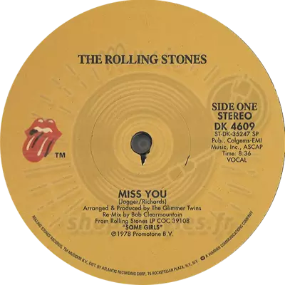 The Rolling Stones-Miss You / Emotional Rescue