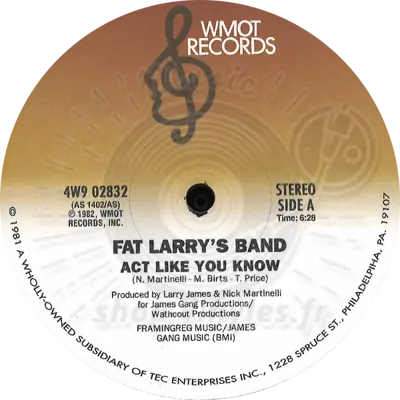Fat Larry's Band-Act Like You Know