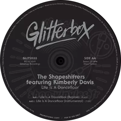 The Shapeshifters featuring Kimberly Davis-Life Is A Dancefloor