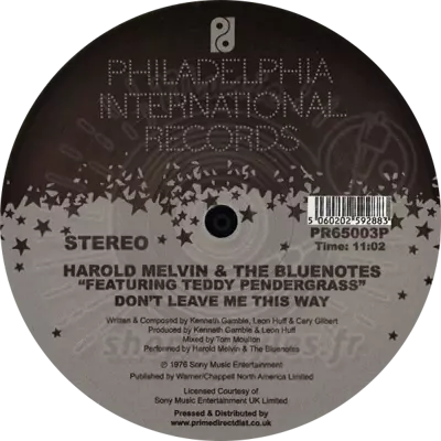 Harold Melvin & The Blue Notes Feat. Teddy Pendergrass-Bad Luck / Don't Leave Me This Way (tom Moulton Mixes)