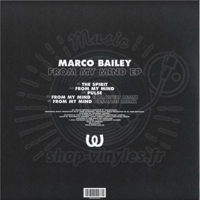 Marco Bailey - From My Mind EP