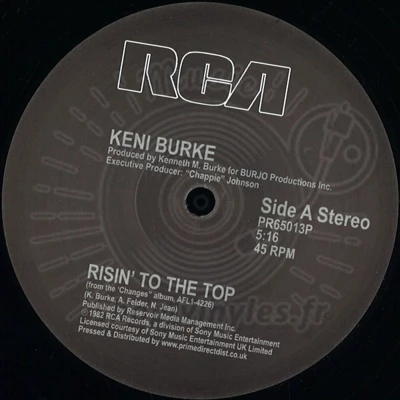 Keni Burke-Risin' to the Top / You're the Best (12 Inch Mix)