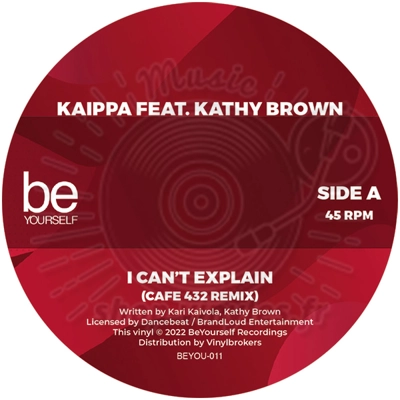 KAIPPA  feat. KATHY BROWN-I CAN'T EXPLAIN
