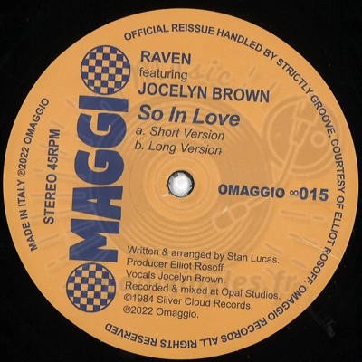 Raven & Jocelyn Brown-So In Love EP