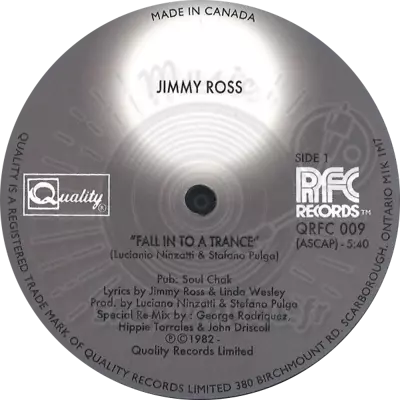 JIMMY ROSS-FALL INTO A TRANCE EP