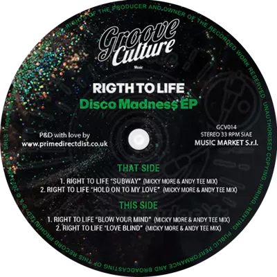 Right To Life & Micky More & Andy Tee-Disco Madness EP