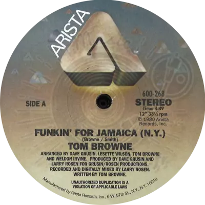 Tom Browne-Funkin For Jamaica