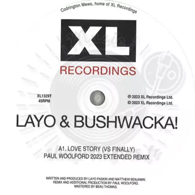 Layo, Bushwacka!-LOVE STORY (VS FINALLY) PAUL WOOLFORD 2023 REMIX