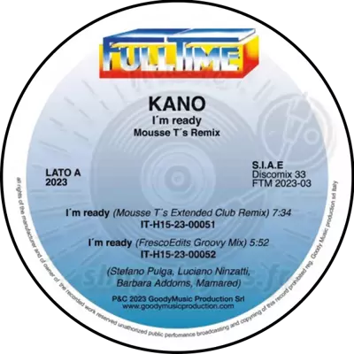 KANO-I'm Ready Mousse T and FrescoEdits Remixes