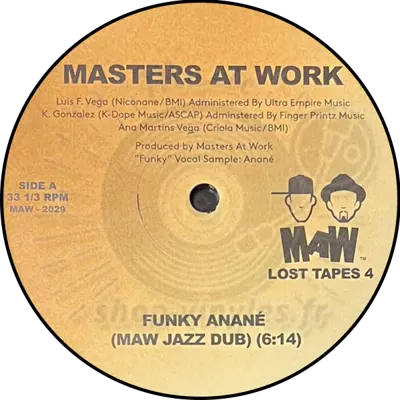 Masters At Work-Funky Anan / MAW Want You