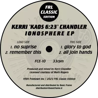 Kerri Chandler-Ionosphere EP