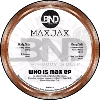 MAXJAX-Who is Max EP
