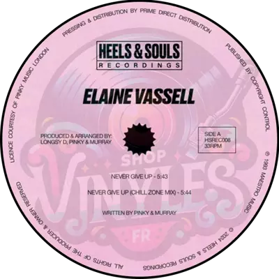 Elaine Vassell & 3Rd Zone-Never Give Up / You Stole My Heart