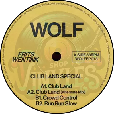 Frits Wentink-Club Land Special