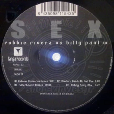 Robbie Rivera vs. Billy Paul W-Sex