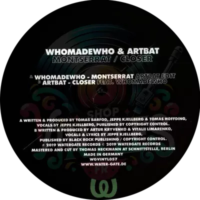 Whomadewho & Artbat-Montserrat / Closer