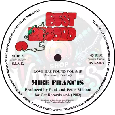 Mike Francis - Love Has Found You / Nightime Lady